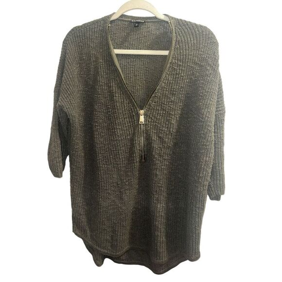 ✨Express Half Zip Pullover Green Sz Small Sweater✨ - Picture 2 of 6